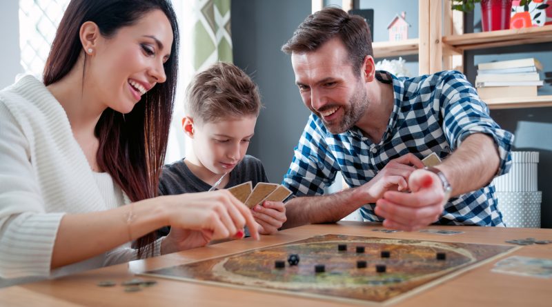 Family Playing Board Games