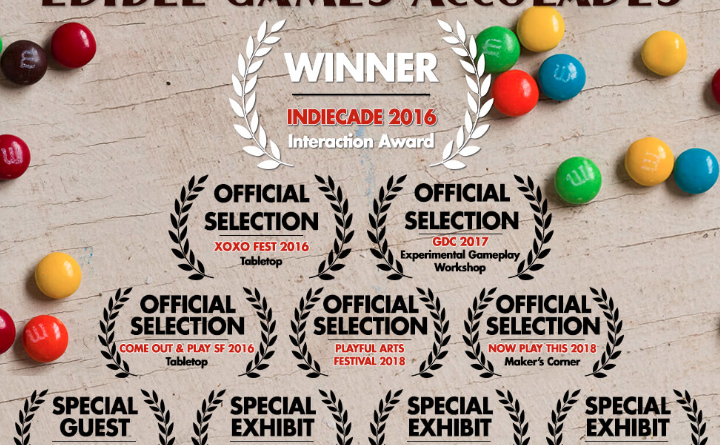 edible games accolades list with laurels